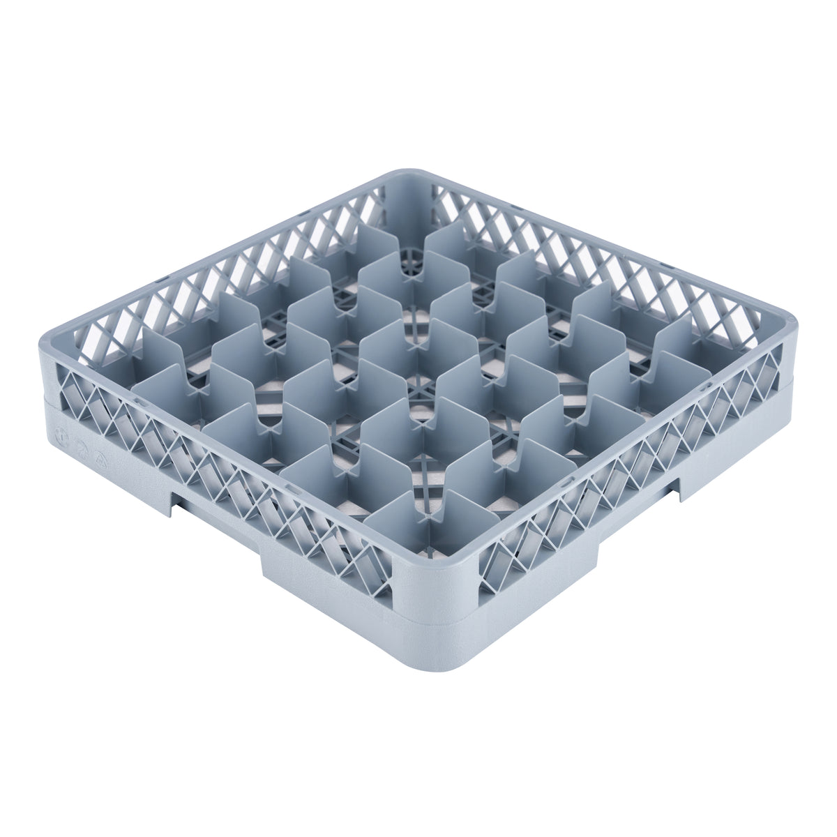 Showmaker S-25-GLASS RACK Glass Rack (25) Compartments 19.69"W X 19.69"D X 3.94"H