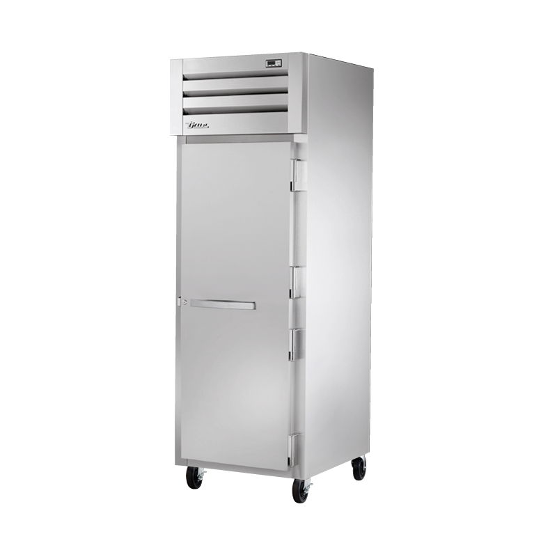 Stainless steel heated cabinet on wheels, True Refrigeration STA1H-1S SPEC SERIES