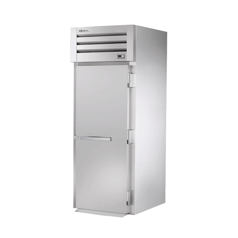 Stainless steel heated cabinet True Refrigeration STA1HRI-1S with solid door and cooling unit