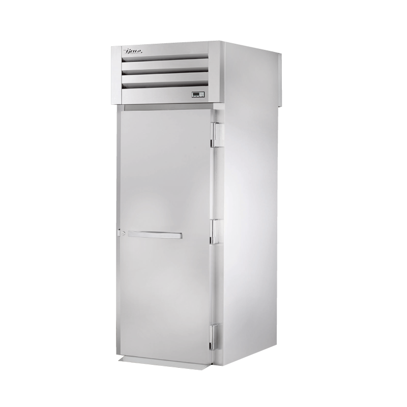 Stainless steel heated cabinet True Refrigeration STA1HRT89-1S-1S with solid door and ventilation