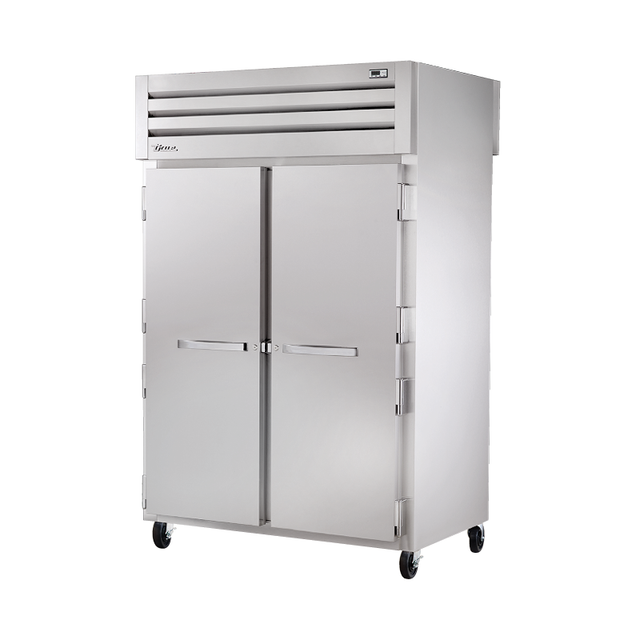 Stainless steel heated cabinet on wheels, True Refrigeration STA2HPT-2S-2S SPEC SERIES