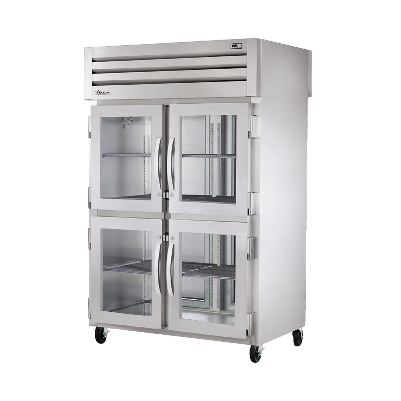 Commercial Stainless Steel True Refrigeration STA2RPT-4HG-2S-HC Spec Series Refrigerator