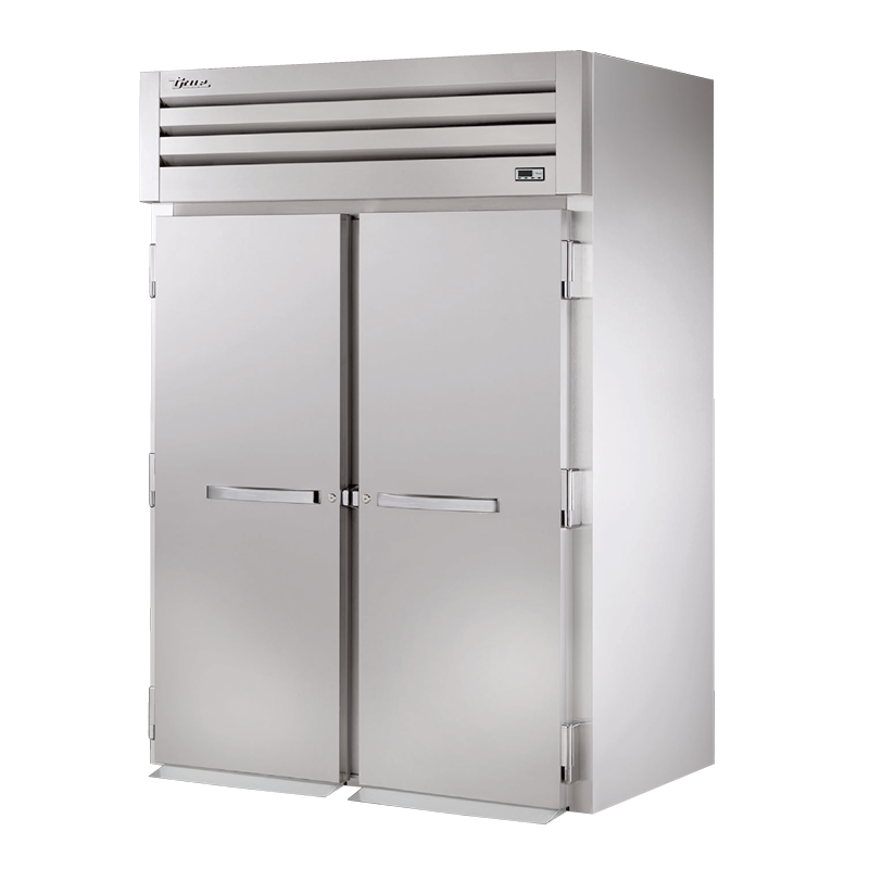 Stainless steel True Refrigeration STA2RRI-2S Refrigerator with top ventilation louvers
