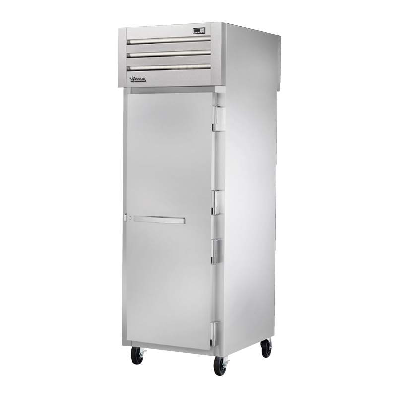 Stainless steel heated cabinet on wheels, True Refrigeration STR1HPT-1S-1S SPEC SERIES