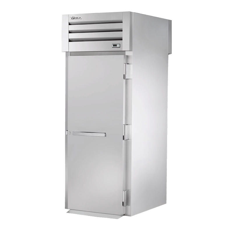 Stainless steel True Refrigeration STR1RRT-1S-1S Refrigerator with ventilation grilles