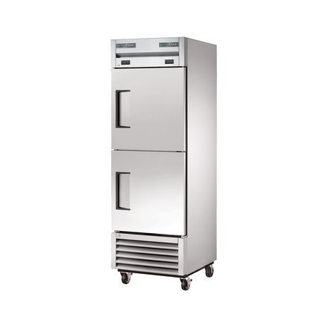 Stainless steel True Refrigeration T-23DT-HC Refrigerator Freezer with two half-doors