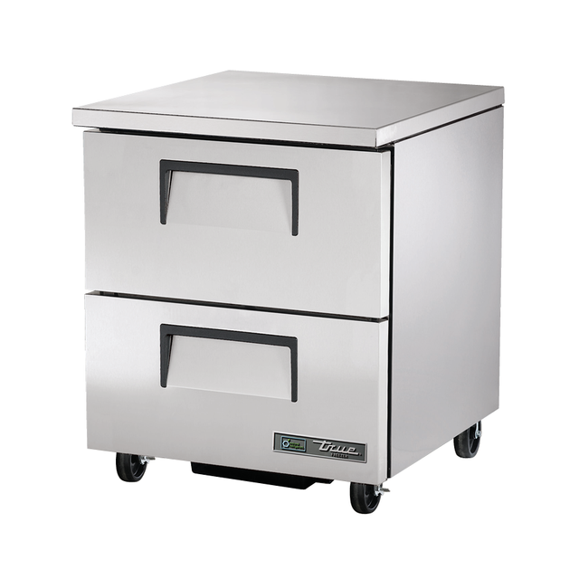Stainless steel Undercounter Freezer True Refrigeration TUC-27F-D-2-HC with two drawers