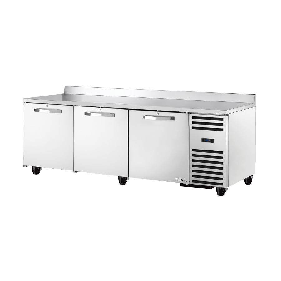 Commercial Stainless Steel Refrigerated Prep Table TWT-93-HC~SPEC3 with Backsplash