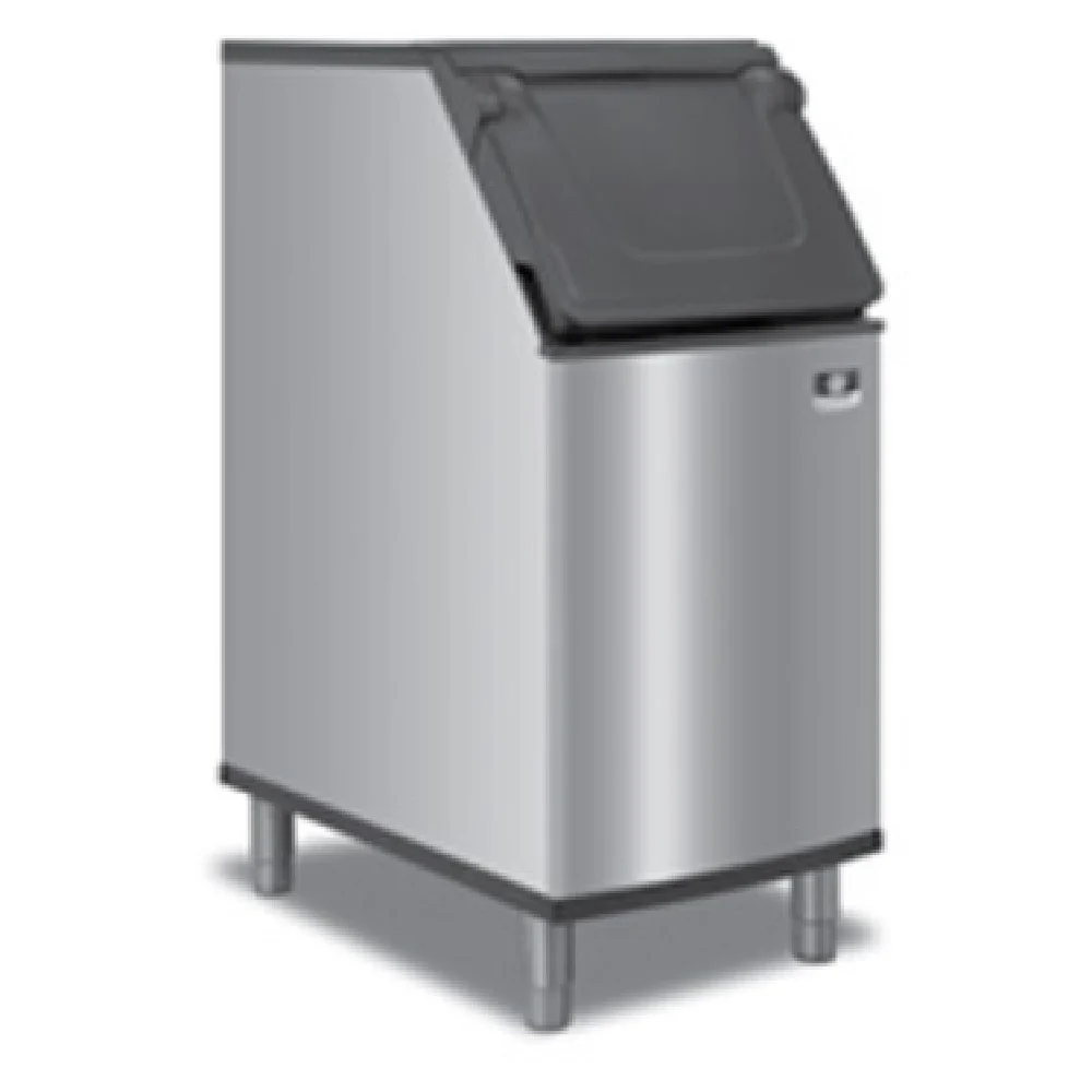 What type of ice maker is the ice bin designed to integrate with?