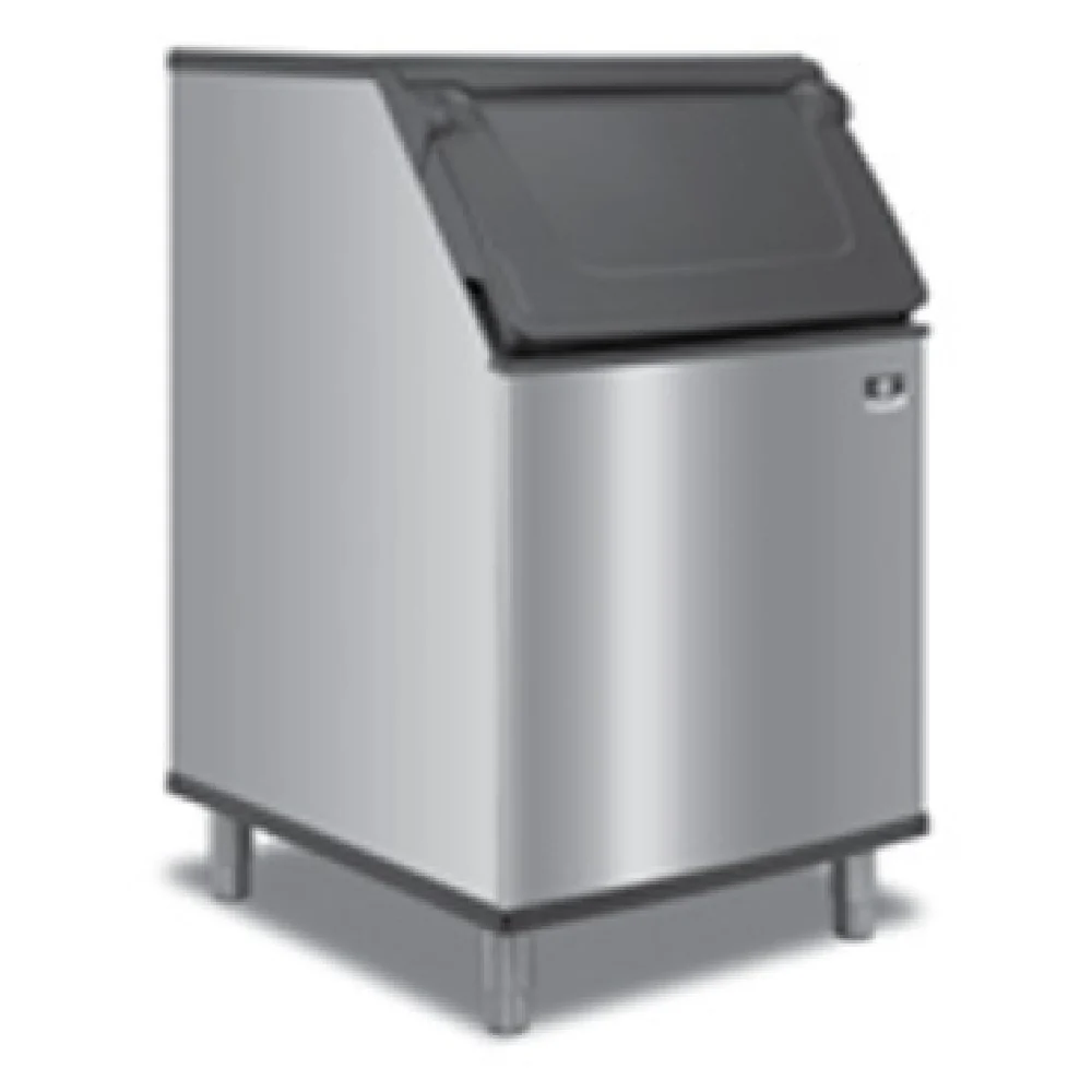 What are the overall dimensions of the Manitowoc D570 Ice Bin?