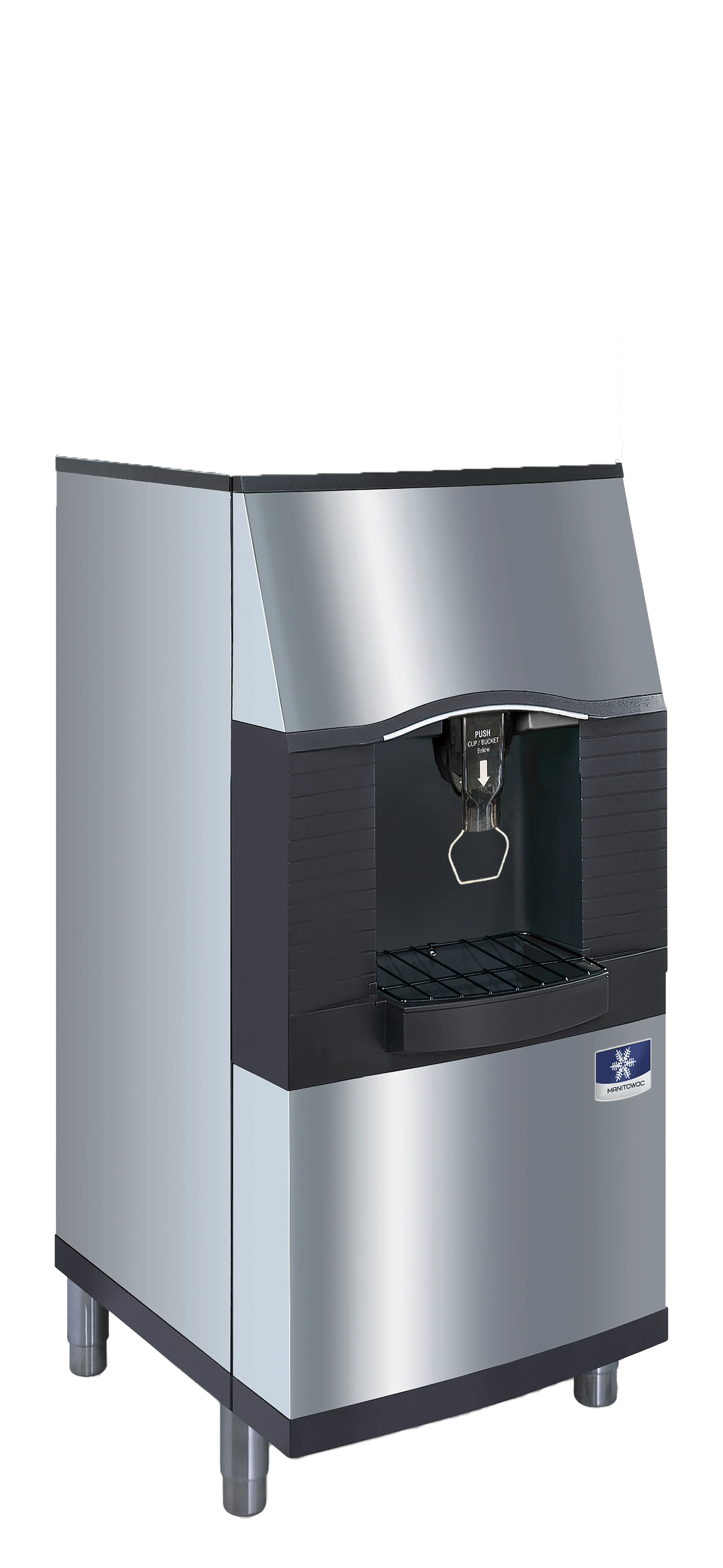 What type of ice machine is compatible with the Manitowoc SPA162 ice dispenser?