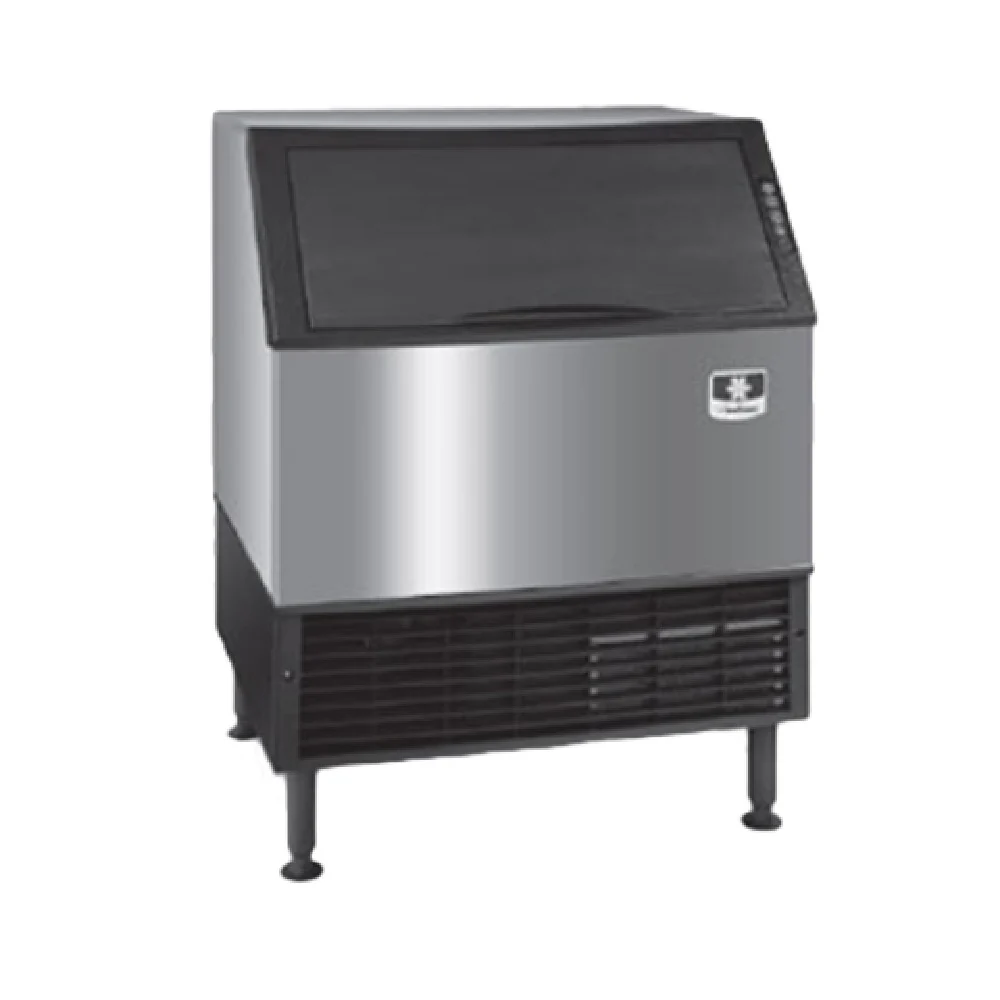 What is the benefit of the electronic controls on the ice maker?