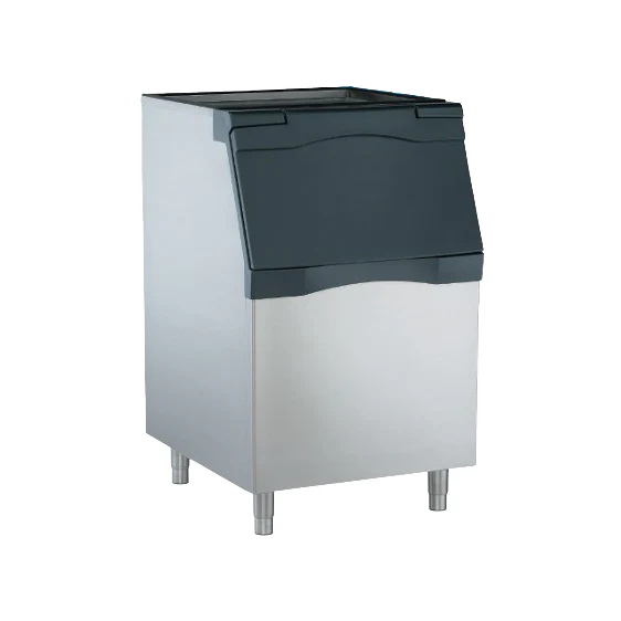 Is the ice bin compatible with top-mounted ice makers?