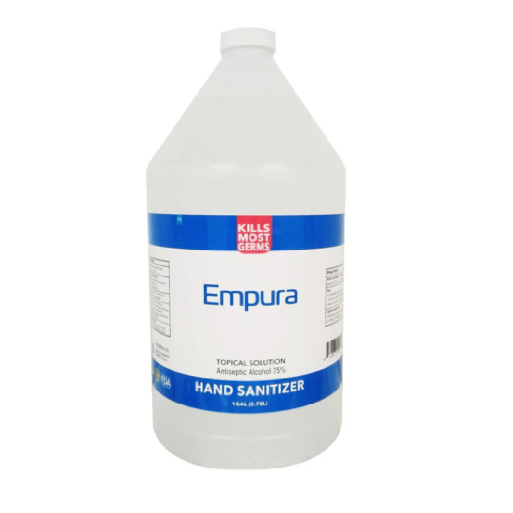 How much hand sanitizer is in the container?