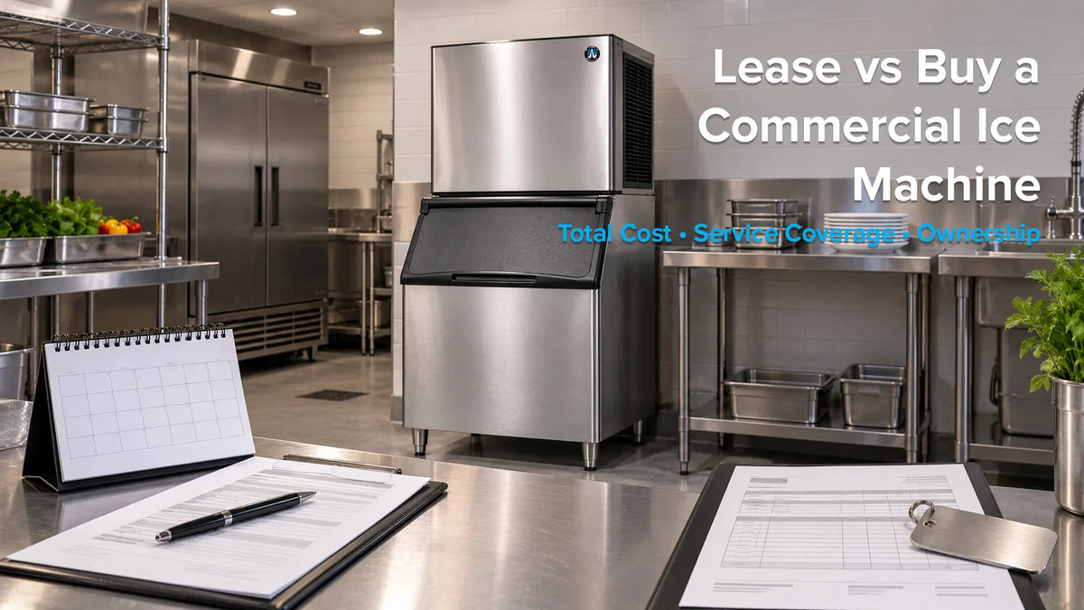 commercial ice machine lease vs buying