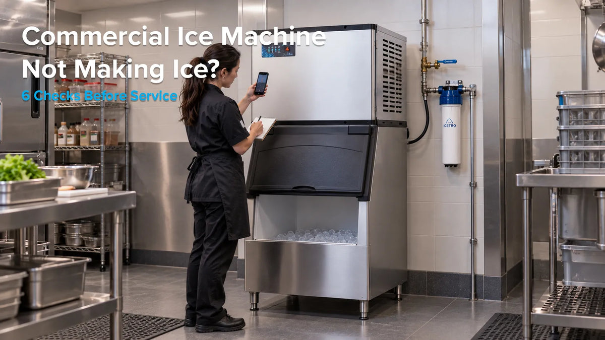 commercial ice machine not making ice