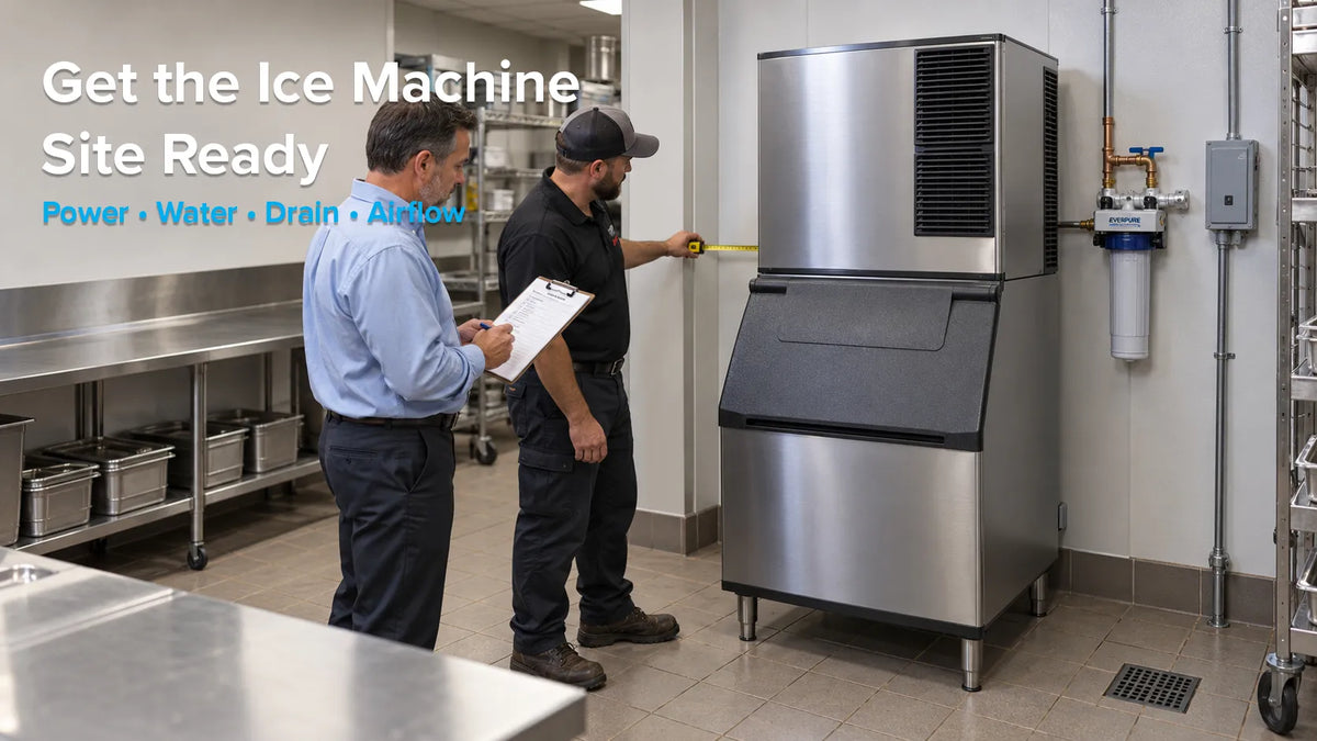 commercial ice maker installation checklist
