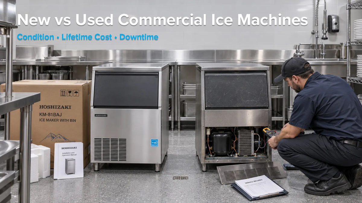 new vs used commercial ice machine