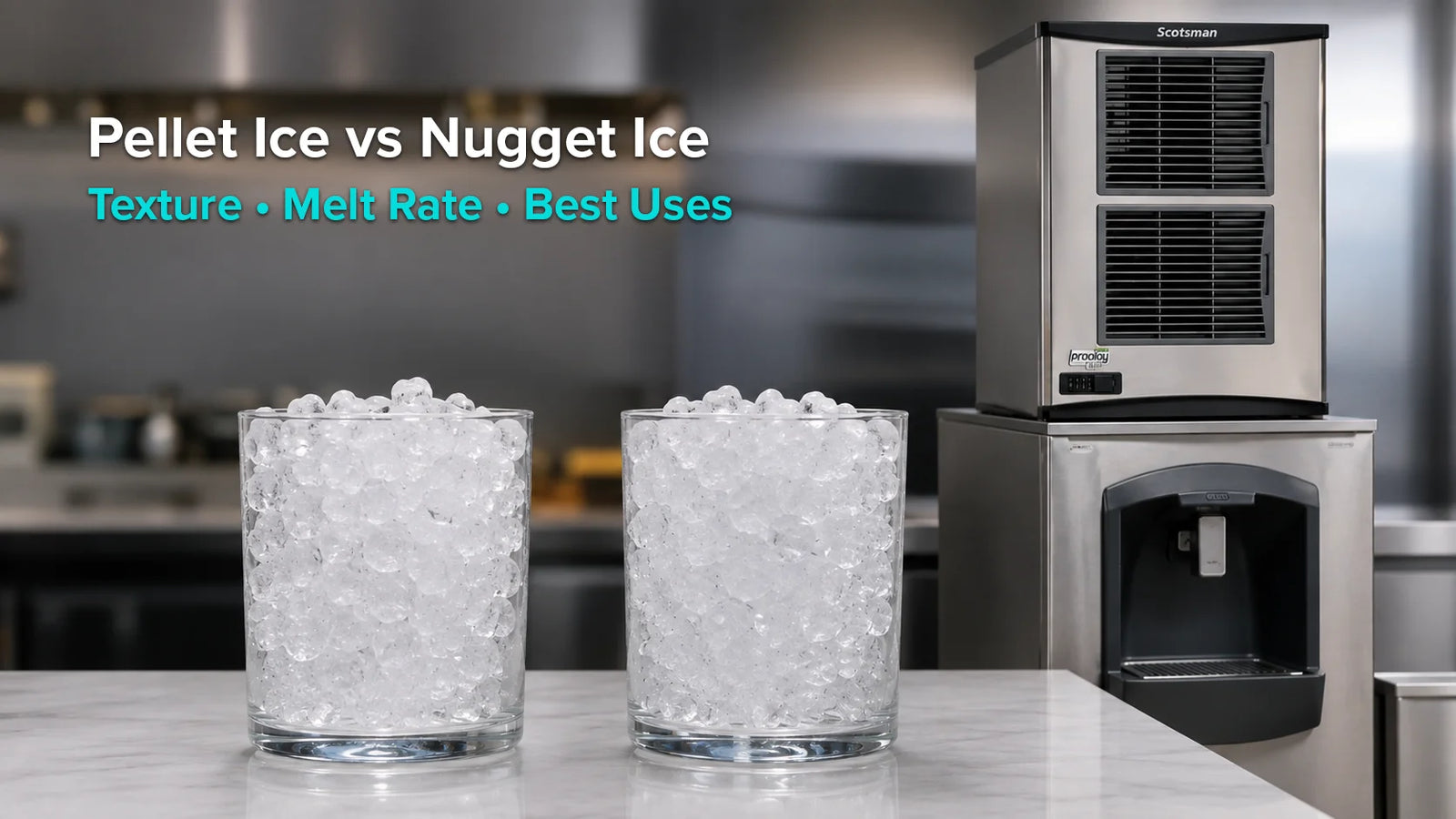 pellet vs nugget ice comparison