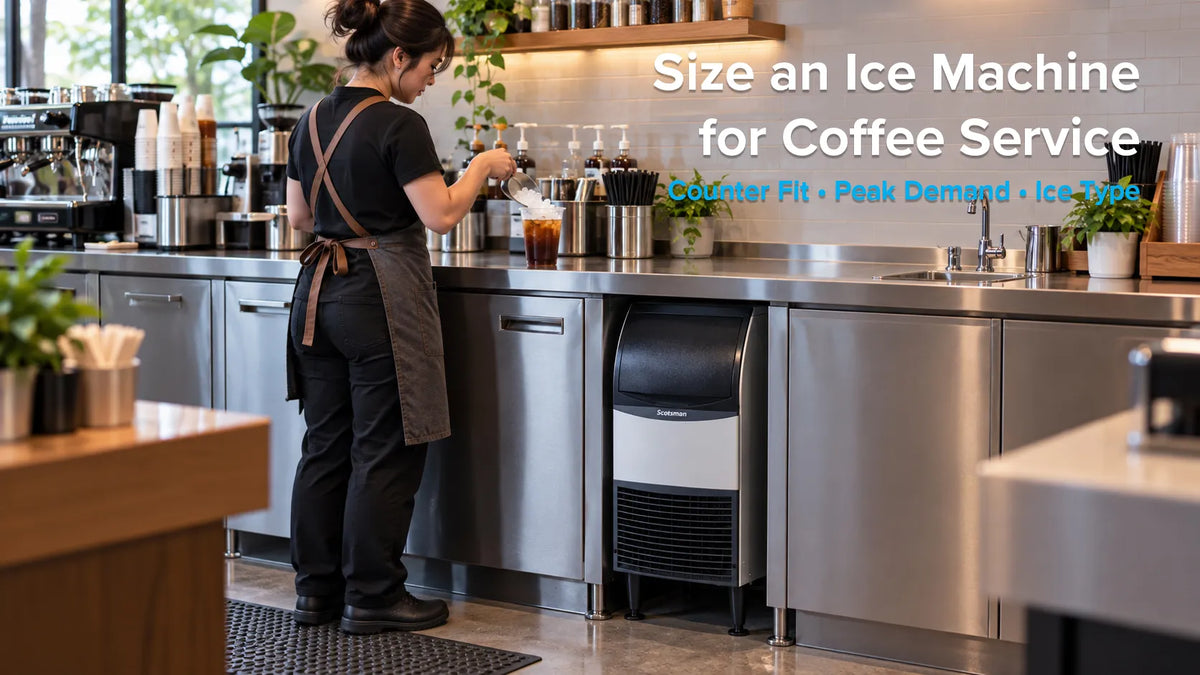 ice machine for coffee shop