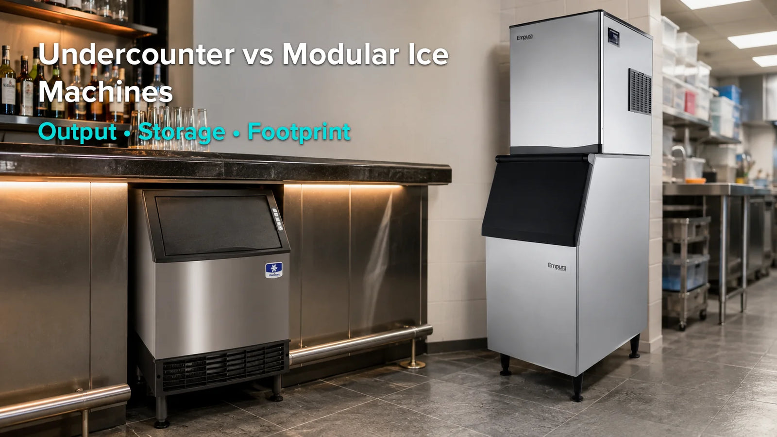 undercounter vs modular ice machines icemachinesplus.com