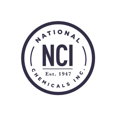 Circular logo for National Chemicals Inc, established in 1947, in National Chemicals collection.