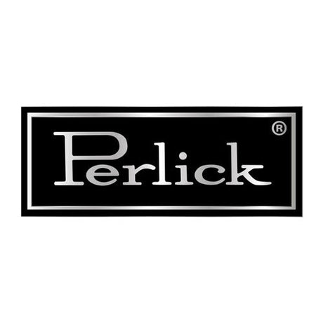 Perlick logo in white text on a black rectangular background in Perlick collection.