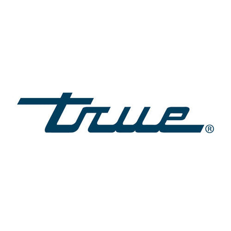 Stylized blue True logo with registered trademark symbol for True Refrigeration