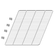 Epoxy coated wire cooling rack with mounting clips for Hoshizaki prep tables