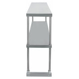 Metal utility table with shelves, Empura Stainless EDOS1272 Overshelf Table-mounted Standard Duty