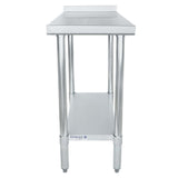 Empura FT1530E - Filler Table, 15"W X 30"D X 34.75"H, 18 Gauge 430 Stainless Steel
