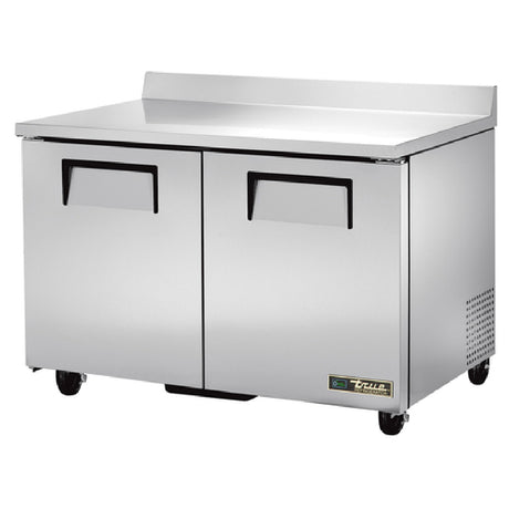 True Mfg. - General Foodservice TWT-48-HC - Work Top Refrigerator, Two-section, Rear Mounted Self-contained Refrigeration
