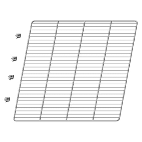 Metal wire cooling rack with parallel grid for Hoshizaki HS-5153 stainless steel prep tables