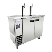 Empura Refrigeration E-KDD2-2-S Direct Draw Beer Dispenser 61.1"W X 24.41"D X 41.9"H 12.5 Cu. Ft. Capacity