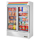 True Mfg. - General Foodservice GDM-49F-HC~TSL01_BL - Freezer Merchandiser, Two-section