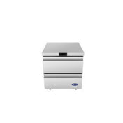 Atosa USA, Inc. AUR27D2 - Undercounter Refrigerator, 6.5 Cu. Ft., 2 Drawers