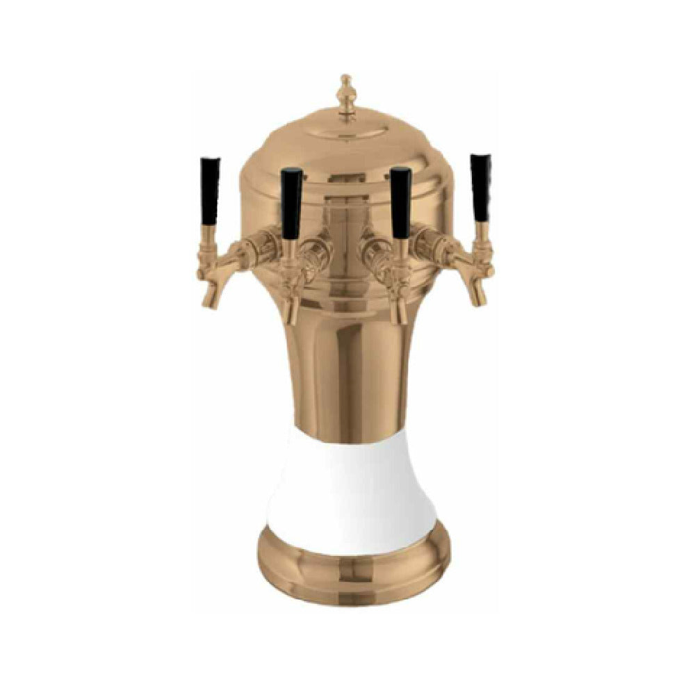 Perlick 4056WH3B - Roma Draft Beer Tower, Countertop, 8-1/8" Diameter X 20-1/2"H