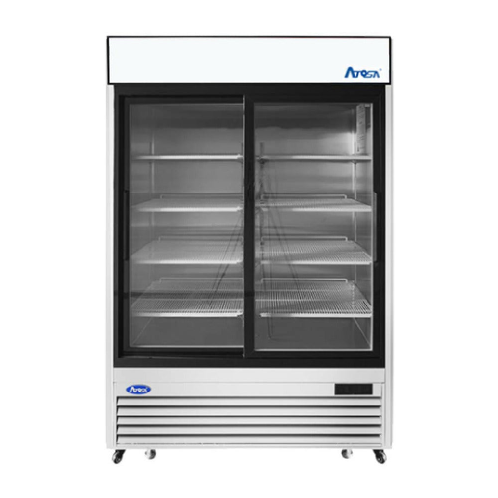 Atosa USA, Inc. MCF8709GR - Refrigerator Merchandiser, Two-section, 54-2/5"W X 29-7/10"D X 81-1/5"H