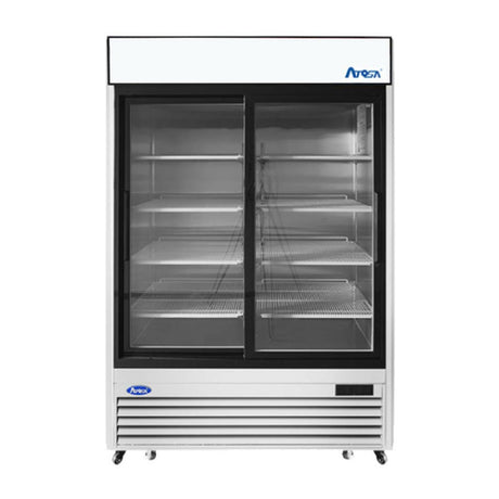 Atosa USA, Inc. MCF8709GR - Refrigerator Merchandiser, Two-section, 54-2/5"W X 29-7/10"D X 81-1/5"H