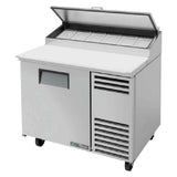 True Mfg. - General Foodservice TPP-AT-44-HC - Pizza Prep, 33 - 41°F Pan Rail, Stainless Steel Cover