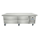 Empura E-KCBRC76 - Refrigerated Equipment Stand, 76"W X 31.9"D X 26.8"H, 11.4 Cu. Ft. Capacity