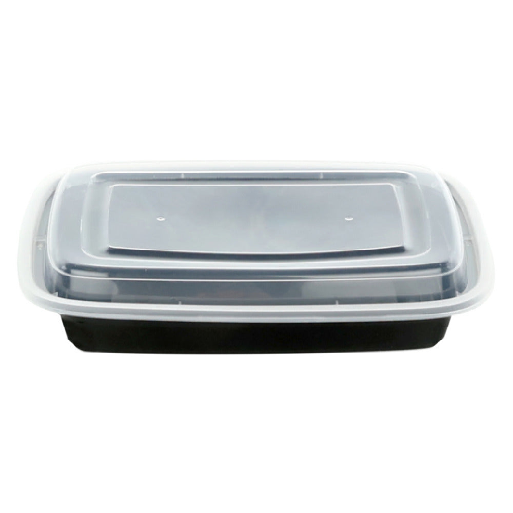 Empura RSL-868 - Microwavable Togo Container, 8.74"W X 6.02"D X 1.7"H, 28 Oz Capacity