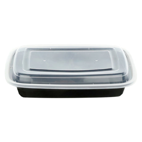 Empura RSL-868 - Microwavable Togo Container, 8.74"W X 6.02"D X 1.7"H, 28 Oz Capacity