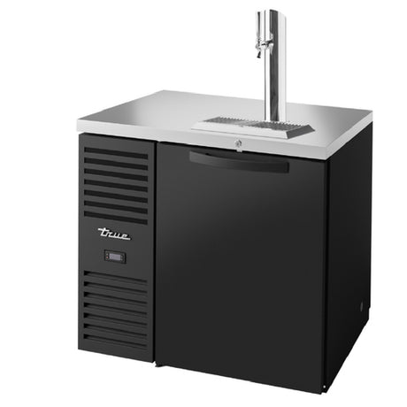 True Mfg. - Premier Bar TDR36-PTSZ1-L-B-S-S-1 - Refrigerated Draft Bar Cooler, Pass-thru