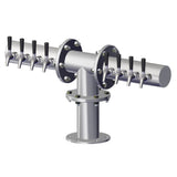 Perlick 4061-10 - TEE Shaped Brew-Pipe Tower, Countertop, 43-1/4" W X 17-3/4" H