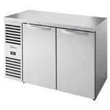 True Mfg. - Premier Bar TBR52-RISZ1-L-S-SS-1 - Refrigerated Back Bar Cooler, Two-section