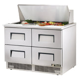 True Mfg. - General Foodservice TFP-48-18M-D-4-HC - Sandwich/Salad Unit, Two-section