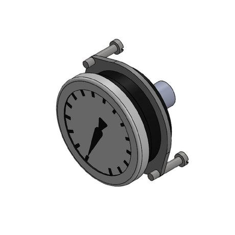 Round analog pressure gauge for Everpure PG BWS/OP compatible with OPS175CR