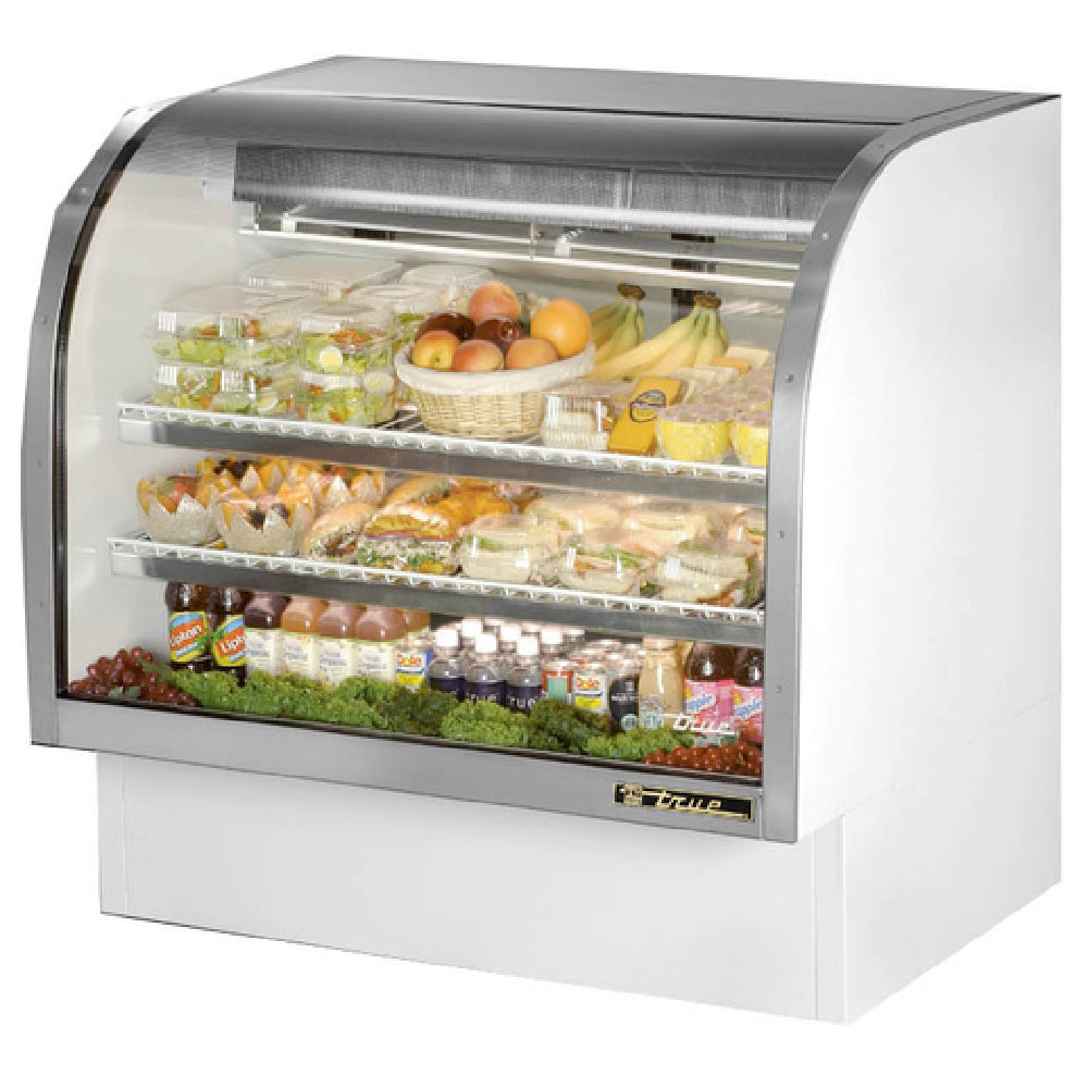 True Mfg. - Specialty Display TCGG-48-HC-LD - Curved Glass Deli Case, 48-1/4"W, Service Type