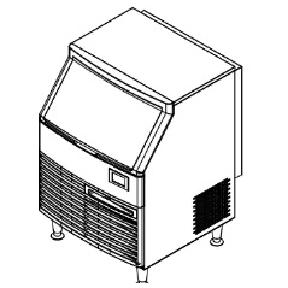 Empura Ice Machines E-UCF240 Ice Machine Undercounter Cube-style